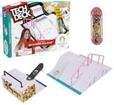 Tech Deck - Finger Skate - Park X-Connect Sky Brown - Produit Officiel sous Licence Jeux Olympiques Paris 2024 - Skatepark Modulable - Mini Skate Doigt - Jouet Enfant - Jeu Enfant 6 Ans et +