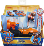 PAW Patrol, Zumas Deluxe Movie Transforming Toy Car with Collectible Action Fig
