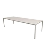Cane-Line - Pure matbordsunderrede 280X100 cm- Sand/bordsskiva 280X100 cm - Pure - Toscana sand - Matbord utomhus - Beige