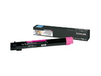 Lexmark - Extra lång livslängd - magenta - original - tonerkassett LCCP - för Lexmark X950DE, X950dhe, X950dte, X952, X952DE, X952dhe, X952DTE, X954DE, X954DHE