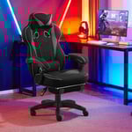 WOLTU Chaise Gaming Tissu Respirant Ergonomique Fauteuil Gaming, Livestream Siege Gaming Gamer avec Pivotant Chaise Bureau Grand Dos & Grand Siège pour Personne Lourde, Gris, GS01gr