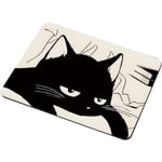 Rolig musmatta söt katt tryck rektangel personliga musmattor halkfri musmatta liten kontor dator musmatta sleepy cat