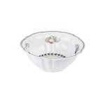 Villeroy & Boch French Garden Fleurence Bol avec paroi ondulée, Porcelaine Premium, Blanc/Multicolore