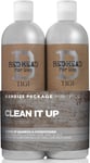 Bed Head for Men by TIGI | Clean up Shampoo and Conditioner Set | Moisturising a