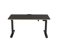 Ultradesk Pulsar, Rak, Rektangulär Form, Mdf, Stål, Spela, Svart