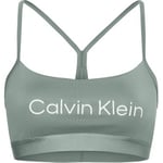 Calvin Klein BH Sport Essentials Low Support Bra Blå polyester Large Dam