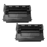 Compatible Multipack HP LaserJet Enterprise Flow MFP M632z Printer Toner Cartridges (2 Pack) -CF237X