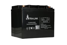 Extralink AKUMULATOR Battery ACCUMULATOR 12V 40AH - Batterie - 40.000 mAh Forseglet blysyre (VRLA) 13,5 V 12 Ah