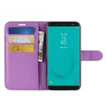 HualuBro Alcatel 1 Case, Premium PU Leather Wallet Flip Phone Protective Case Cover with Card Slots for Alcatel 1 Smartphone (Purple)