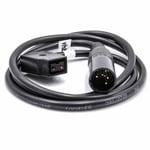 vhbw Câble adaptateur D-Tap (f) vers XLR 4 broches (m) compatible avec Sony PMW-F55 appareil photo - 1 m Noir