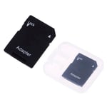 Transflash Tf To Sdhc Memory Card Adapter Converterr 1pc Sd Case+storage Box