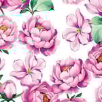 Ernst Textil Pion Vaxduk Rosa/Vit