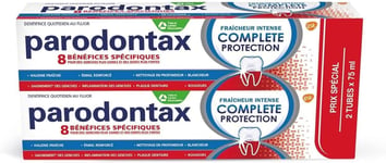 Parodontax Fluorine Toothpaste Intense Freshness Complete Protection 2 x 75ml