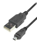 AAA PRODUCTS | USB cable for Panasonic Lumix DMC-FZ330, DMC-FZ1000, DMC-G1, DMC-G1K, DMC-G2, DMC-G2K, DMC-G2W, DMC-G3, DMC-G3K, DMC-G3W Digital Camera - Length: 3.3ft / 1M