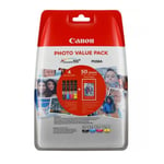 Canon Bläck 6508B005 CLI-551 Multipack + Papper
