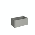 Biohort Planteringslåda Belvedere Mini 45x53x102 cm Planteringsbädd MINI storlek 100 metallic kvarts-g B189113
