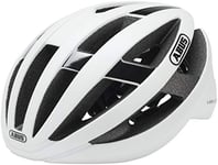 ABUS Viantor Racing Bike Helmet - Sporty Bicycle Helmet for Beginners - for Women and Men - White, Size M