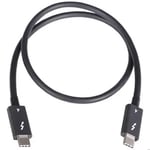 Thunderbolt 4 Cable 0.5 m Black