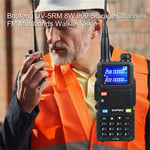 UV-5RM Two Way Radio UHF VHF Rechargeable FM Ham Radios + Programming Cable