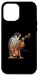 Coque pour iPhone 12 Pro Max Faucon pèlerin jouant du violon