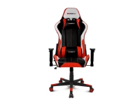 DRIFT DR175, Universal gaming-stol, 150 kg, Polstret Sete, Polstret Rygg, Svart/rødt, Nylon