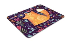 Ginger Fox Drawing Mouse Mat Pad - Cute Animal Art Wildlife Computer Gift #15571