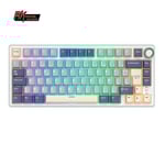 RK ROYAL KLUDGE Clavier Gamer Mécanique/Clavier TKL 75% Hot Swap QMK/Via/PBT Keycaps/K-Silver Switch/AZERTY Français clavier gaming