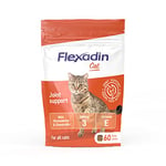 Vetoquinol Flexadin Cat - Aliment complémentaire pour Chats, pour Le Soutien du métabolisme Articulaire -, Appétibles -, 60 tablettes - 90 g
