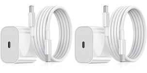 Oplader til iPhone - Hurtiglader - Adapter + Kabel 20W USB-C