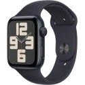 Apple Smartwatch Watch Se 44mm 2022 Ac Midnight Black Sports Band S/M Eu