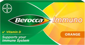 Berocca Immuno Effervescent Tablets 11 Vitamins Minerals Vitamins D C A B9 Zinc