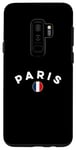 Coque pour Galaxy S9+ Maillot de football France Football 2024 Drapeau Coq I Love Paris