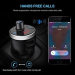 Bluetooth Car Kit Wireless FM Transmitter Dual USB Charger Audio MP3 Player UK