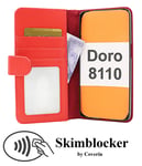 Skimblocker Plånboksfodral Doro 8110 (Röd)
