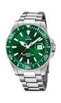 JAGUAR Watch Model J860 / B from The Executive Collection, 43.5 mm Green case with Steel Strap for Men J860/B