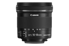 Canon EF-S vidvinkel zoom objektiv - 10 mm - 18 mm
