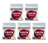 Tassimo Coffee Pods Costa Americano 5 Packs (80 Drinks) - Full Case!