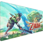Zelda Skyward Sword-3 Mouse Pad 800X300X3mm XL Pad to Mouse Laptop Computer Pad Mouse Professional Gaming Mousepad Gamer to Keyboard Mouse Mats Thickened Waterproof and Non-slip
