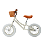 Baghera - Vintage springcykel, vit