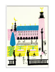 Stockholm City Hall Home Decoration Posters & Frames Posters Cities & Maps Multi/patterned Olle Eksell