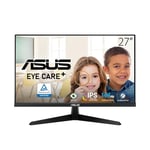 ASUS VY279HGE Eye Care Gaming Monitor (Amazon exclusive) 24 inch FHD (1920 x 1080), IPS, 144Hz, IPS, 1ms (MPRT), FreeSync Premium, Eye Care Plus technology, Antibacterial Treatment, Blue Light Filter