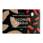 Pana Råkakao sjokolade - Kokosnøtt og Gojibær 45 g