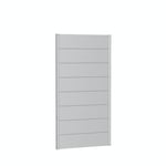 Biohort Väggpanel för Skärmvägg 100x180 cm utan akrylglas metallic silv B230330