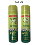 (Pack of 2) ORS Olive Oil Nourishing Sheen Spray with Coconut Oil 481 ml each