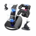 New Playstation 4 Dual Gamepad Controller Docking Station Charger PS4 #1084