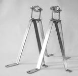 Televes VF335P Väggfäste för kraftigare antenn och parabol 50-76 mm, 35 cm