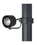 Moss 6753 spot for stolpe med diameter 6 cm, 8W dimbar LED 3000K 686lm, Grafitt, 7 cm