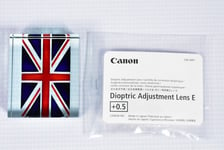 CANON Dioptric Adjustment  Lens E +0.5 D30 D60 300D-450D 500D 1000D 10D-50D 5D
