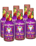 6 stycken Arizona Fruit Punch Stor 500 ml Läskedryck (USA Import)