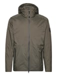 Transition Jacket Men *Villkorat Erbjudande Outerwear Rainwear Rain Coats Khakigrön Tenson
